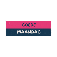 Maandag Sticker by DOE Support