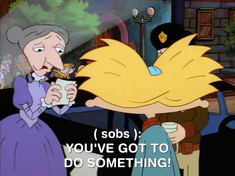 hey arnold nick splat GIF