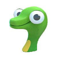 3D Snake Sticker by Reddit