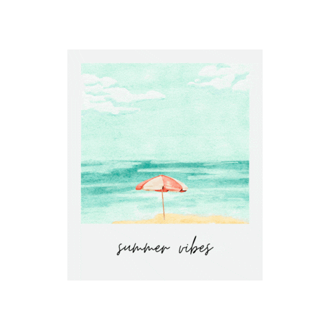 Summer Beach Sticker by elicoelhodesign