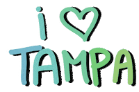 tampaish love tampa tampa bay tampaish Sticker