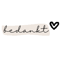 Nieuw Bedankt Sticker by dianafloridas