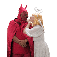 Good And Bad Love Sticker by Halloween Party