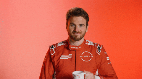 Racing Driver Coffee GIF by Nissan Motorsport