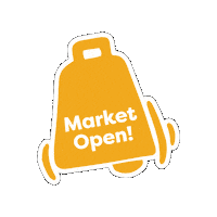 Opening Bell Market Is Open Sticker by MoscowFarmersMarket