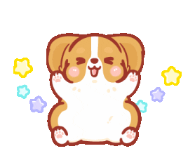 Happy Puppy Sticker