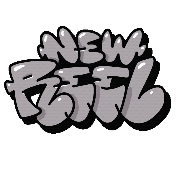 Illustration Typography Sticker