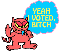 Vote Politics Sticker by Jason Clarke