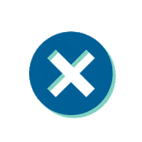 EUclaim cross cancellation kruis euclaim Sticker
