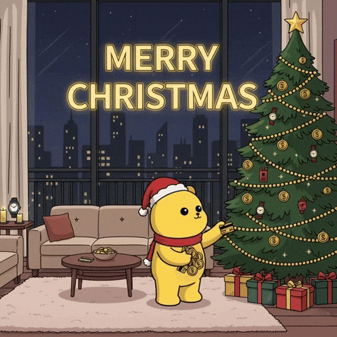 Merry Christmas Happy Holidays GIF by Kanpai Pandas