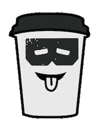 Coffeecup Sticker by Bandido Coffee