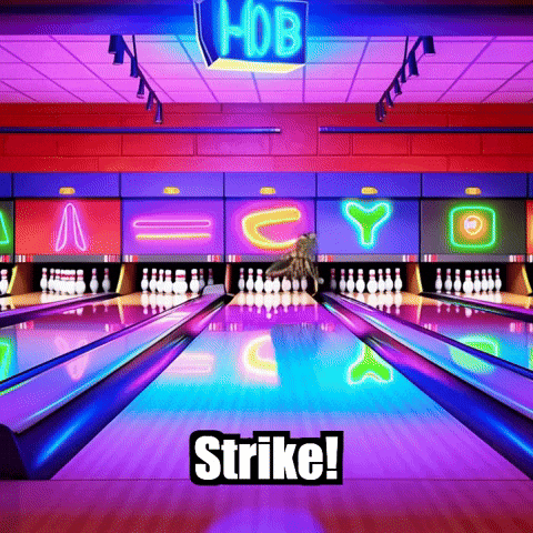 Fun Bowling GIF by sirduckbeth