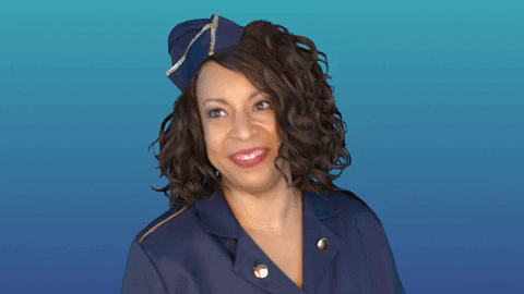ComedianHollyLogan giphygifmaker travel laughing comic GIF