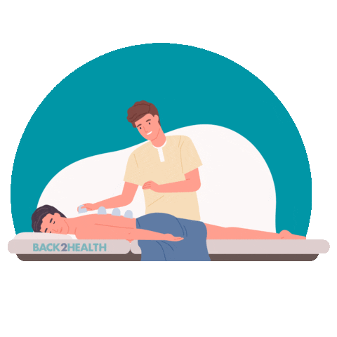 Back2health giphyupload physiotherapy physiocenter back2health Sticker