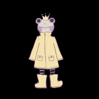 kamimiuwu frog toad rana GIF