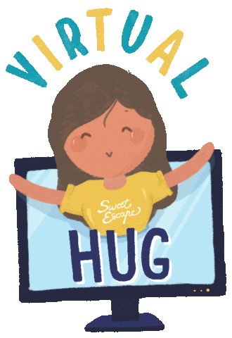 Travel Hug Sticker by SweetEscape