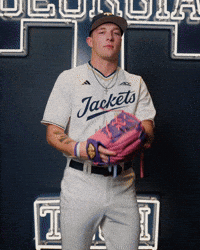 Georgia Tech Baseball GIF by Georgia Tech Yellow Jackets