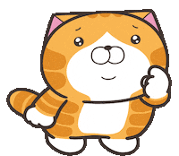 Cat Worry Sticker by MochiDad