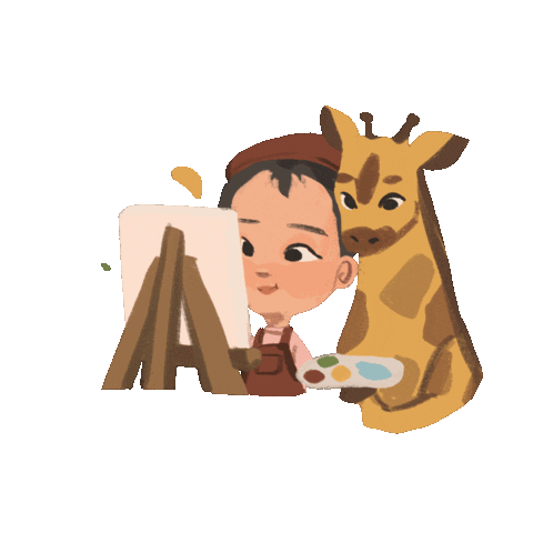 Art Learn Sticker by Rafhi Dominic