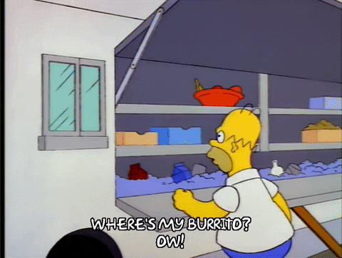 Season 4 Burrito GIF by The Simpsons