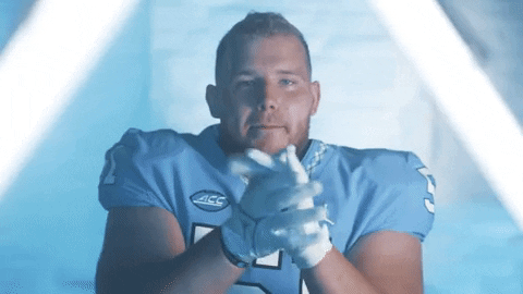 North Carolina Football GIF by UNC Tar Heels