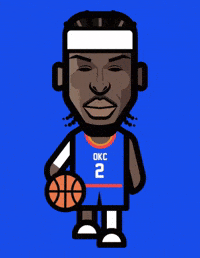 Nba Playoffs Sga GIF by Loogart