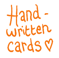 Handwritten Sticker by The Curious Pancake