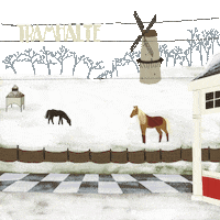 Snow Winter Sticker by Nederlands Openluchtmuseum