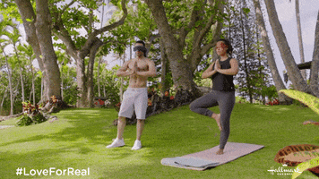 Corbin Bleu Yoga GIF by Hallmark Channel