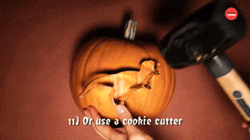 Cookie Cutter Jack-O-Lantern