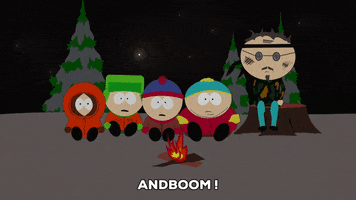 scared eric cartman GIF by South Park 