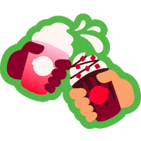 Christmas Cheers Sticker by Scooter's Coffee