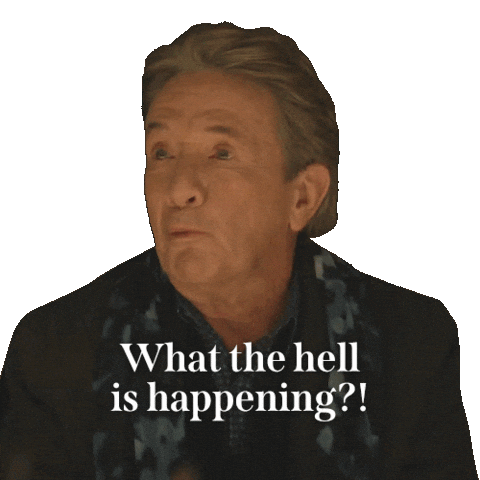 Season 5 What The Hell Is Happening Sticker by HULU