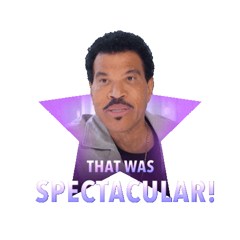 Lionel Richie Wow Sticker by American Idol