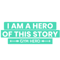 Gym Hero Girls Sticker by GYMHERO