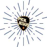 Guitar Pick Sticker by Hope Singapore