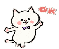 Cat Ok Sticker