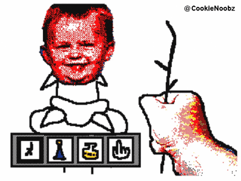 Baby Middle Finger GIF