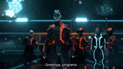 Tron Legacy Hello GIF by Goldmaster