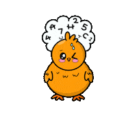 Letters Chick Sticker by Innabox