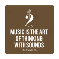 Violin Sticker by Duo Violins Official