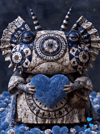 For You Blue Heart GIF