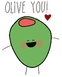 I Love You Valentine Sticker by DeeFee Productions