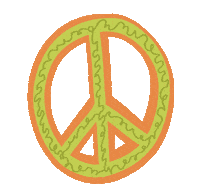 Summer Of Love Peace Sticker by By Sauts // Alex Sautter