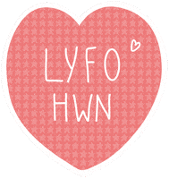 Darnau_bach love heart pink support Sticker