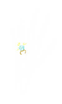 Halloween Skeleton Sticker by Christi Lee