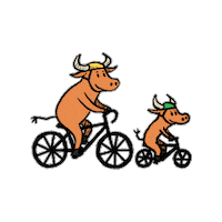 City Mascot Sticker by Bike Durham