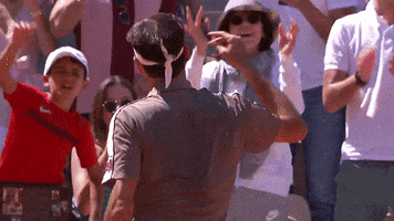 roger federer tennis GIF by Roland-Garros