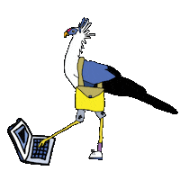 Laptop Notebook Sticker by Jan Pierewiet Bags