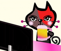 Cat Stay Home GIF